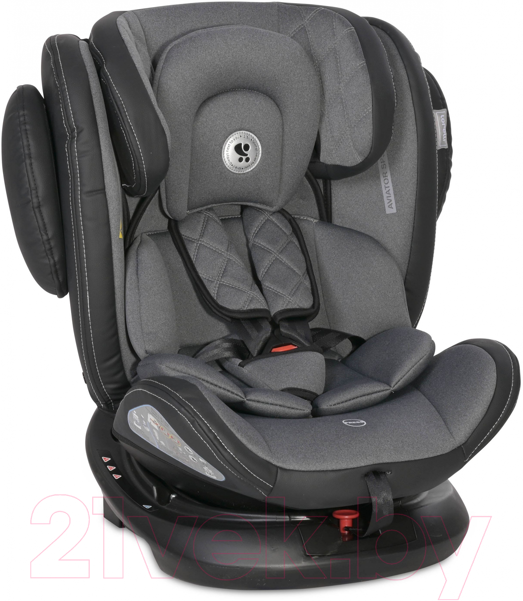 Автокресло Lorelli Aviator Isofix Black Dark Grey / 10071302335