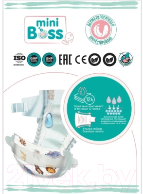 Подгузники детские Mini Boss Standart Maxi 4 / MBS-04 (10шт)