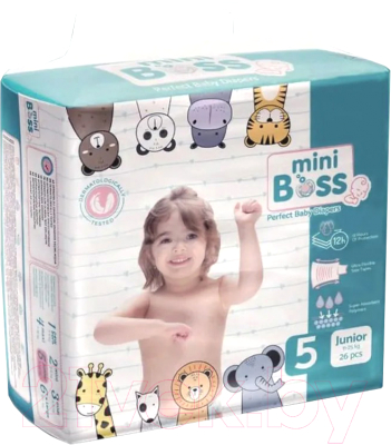 Подгузники детские Mini Boss Jumbo Junior 5 / MBJ-05 (48шт)