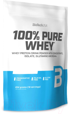 Протеин BioTechUSA 100% Pure Whey (454г, бисквит)