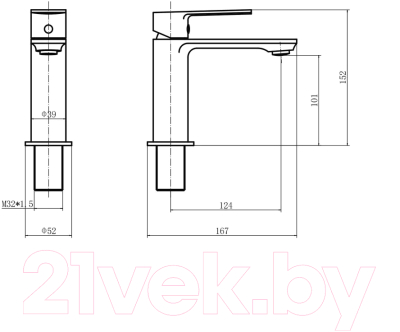 Изображение товара Смеситель Fashun A1083-33