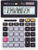 Калькулятор Deli Core / 1672 (серый) - 