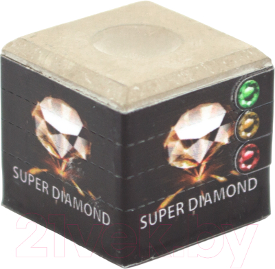 Мел для бильярда Super Diamond Diamond 45.002.01.0 (серый)