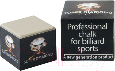 Мел для бильярда Super Diamond Diamond 45.002.01.0 (серый)