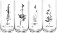 Набор стаканов Bohemia Crystalex Herbal 25287/S1742/S1743/S1744/S1745/440-4 (4шт) - 