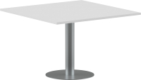 Стол для переговоров Skyland Imago ПРГ-6 1200x1200x750 (белый/алюминий) - 