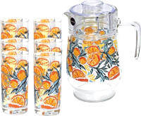 Набор для напитков Luminarc Citrus Bloom Amsterdam V2717 - 