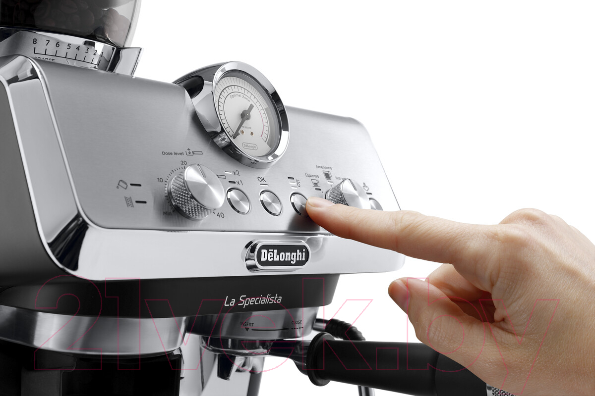 Кофеварка эспрессо DeLonghi La Specialista Arte Manual EC9155.MB — фото 5