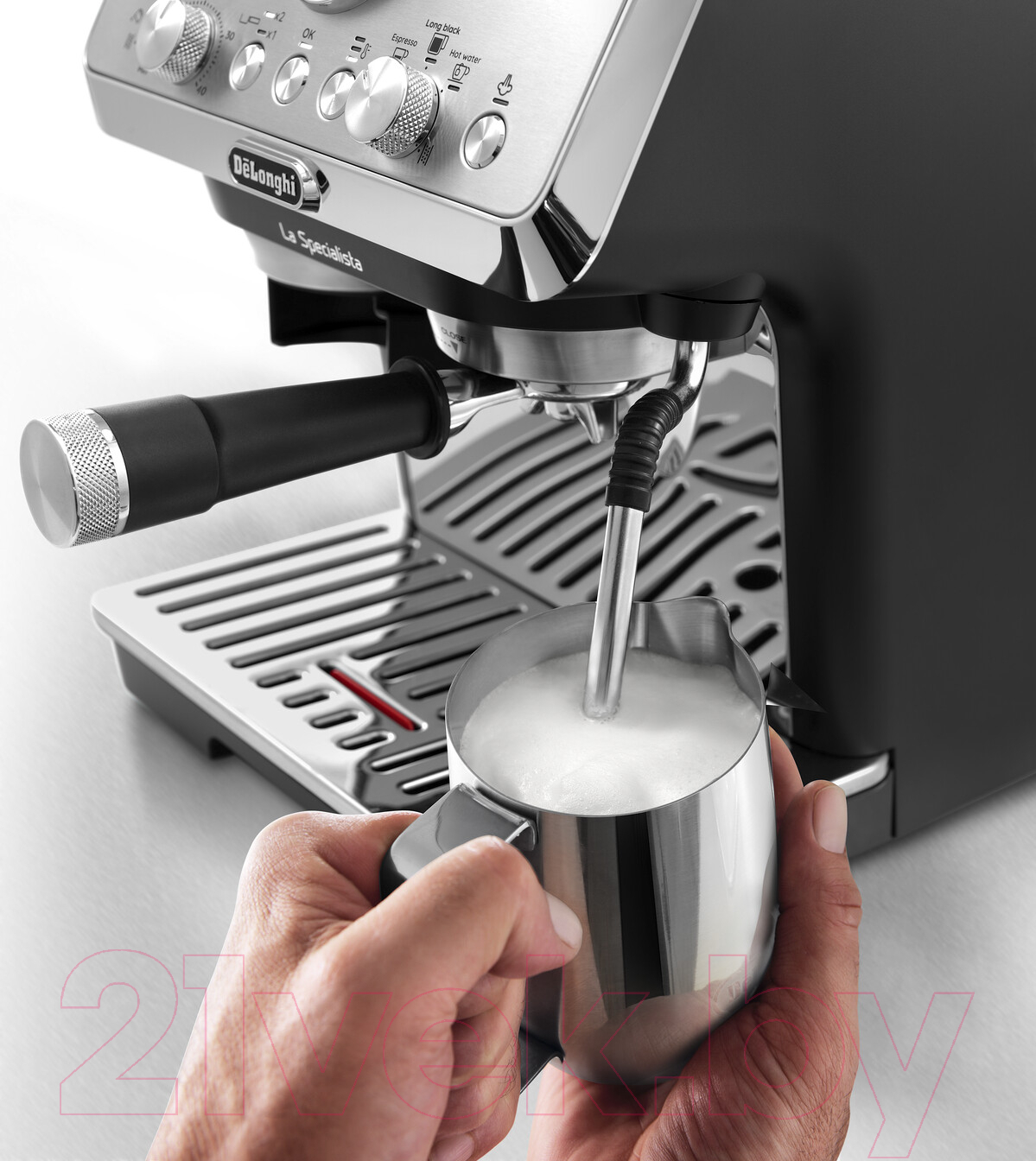 Кофеварка эспрессо DeLonghi La Specialista Arte Manual EC9155.MB — фото 6