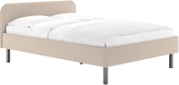 Двуспальная кровать Сонум Hanna с металлическим основанием 160x200 (багама бежевый) - 