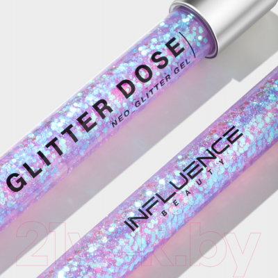 Блестки для макияжа Influence Beauty Glitter Dose На гелевой основе тон 06 (6.5мл)