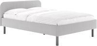 Двуспальная кровать Сонум Hanna с металлическим основанием 160x200 (багама льняной) - 