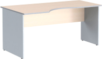 Письменный стол Skyland СА-1Л 1600x900(720)x755 (клен/металлик) - 