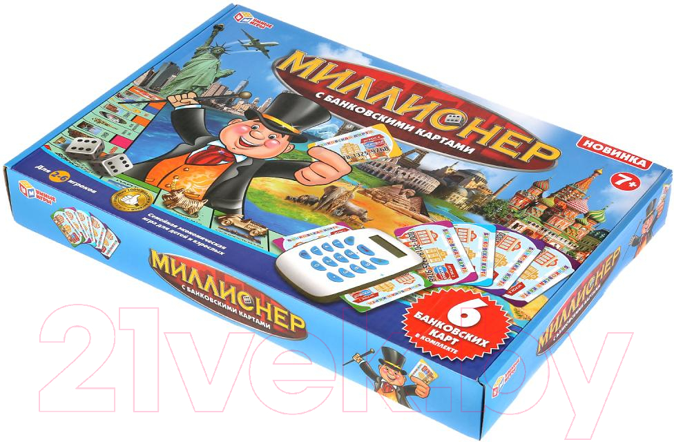 Настольная игра Умные игры Миллионер с банковскими картами / B1593291-R