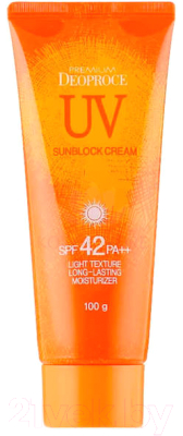 Крем солнцезащитный Deoproce Premium UV Sunblock Cream SPF42 PA++ (100г)
