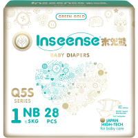 Подгузники детские Inseense Q5S NB 0-5 кг / Ins72737 (28шт) - 