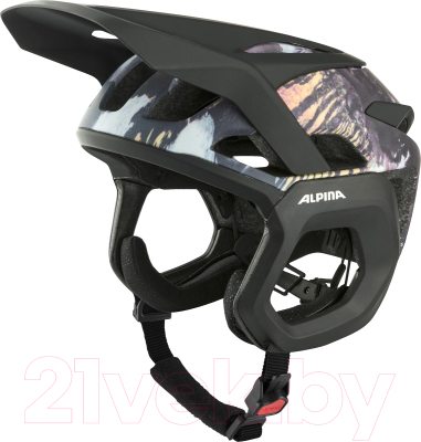Защитный шлем Alpina Sports Rootage Evo Michael Cina / A9750-13 (р-р 51-55, черный матовый)
