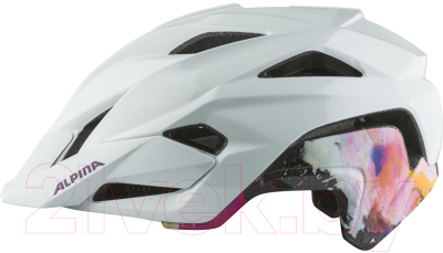 Защитный шлем Alpina Sports Kamloop Michael Cina / A9769-12 (р-р 56-59, белый глянцевый)