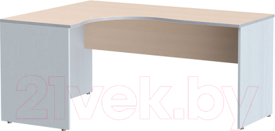 Письменный стол Skyland СА-4Л 1600x1200(600)x755 (клен/металлик)