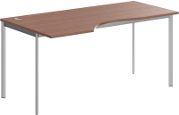 Письменный стол Skyland СА-1S(L) 1600x900x755 (ясень шимо/алюминий) - 