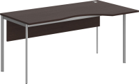 Письменный стол Skyland СА-1SD(R) 1600x900x755 (венге магия/алюминий) - 