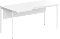Письменный стол Skyland СА-1SD(L) 1600x900x755 (белый/белый) - 