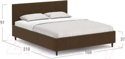Купить Двуспальная кровать Moon Family 1259 / К004232 в Бобруйске