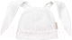 Шапочка для малышей Amarobaby Fashion Bunny / AB-OD22-NE16FBu/33-44 (молочный) - 