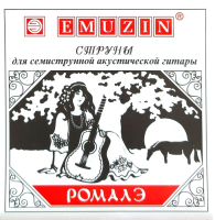 Струны для акустической гитары Emuzin 7РОМ - 