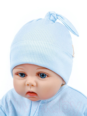 Шапочка для малышей Amarobaby Fashion Gnome / AB-OD22-NE16FG/19-40 (голубой)