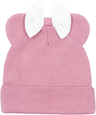 Шапочка для малышей Amarobaby Fashion Mini / AB-OD22-NE16FMi/06-38 (розовый)