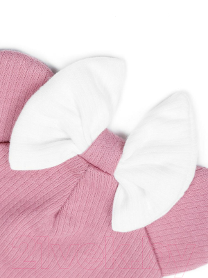 Шапочка для малышей Amarobaby Fashion Mini / AB-OD22-NE16FMi/06-40 (розовый)