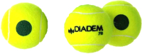 Набор теннисных мячей Diadem Stage 1 Green / BALL-CASE-GREEN (3шт) - 