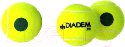 Набор теннисных мячей Diadem Stage 1 Green / BALL-CASE-GREEN (3шт)