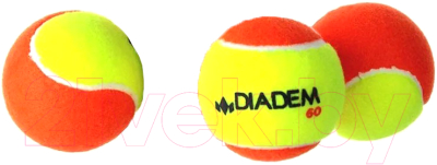 Набор теннисных мячей Diadem Stage 2 Orange / BALL-CASE-ORANGE (3шт)