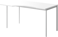 Письменный стол Skyland СА-2S(L) 1400x900x755 (белый/алюминий) - 
