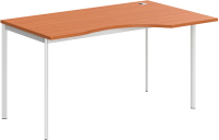 Письменный стол Skyland СА-2S(R) 1400x900x755 (груша ароза/белый) - 