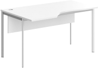Письменный стол Skyland СА-2SD(L) 1400x900x755 (белый/алюминий) - 
