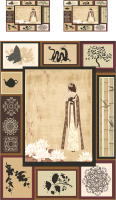 Набор текстиля для спальни Ambesonne Япония: Гейша среди цветов 160x220 / bcsl_32120 - 