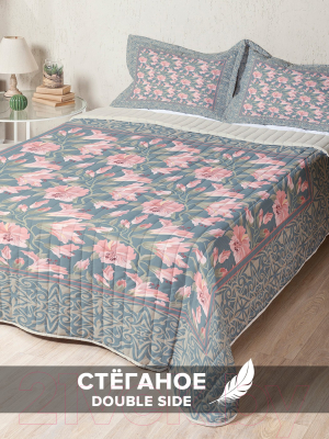 Набор текстиля для спальни Ambesonne Розовые цветы 160x220 / bcsl_78045