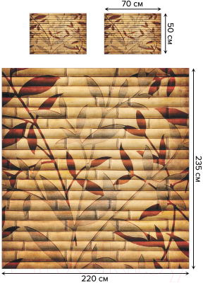 Набор текстиля для спальни Ambesonne 200x235 / bcsl_17452