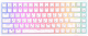 Клавиатура Royal Kludge RK84 RGB (белый, Red Switch) - 