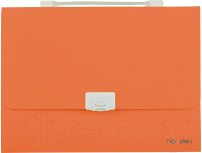 Папка-портфель Deli Rio / 38125 (оранжевый)