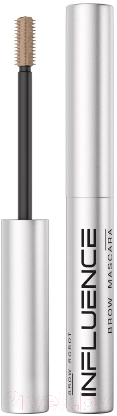 Тушь для бровей Influence Beauty Brow Robot Brow Mascara тон 01 — фото 2