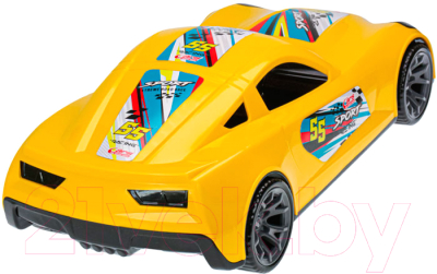 Автомобиль игрушечный РЫЖИЙ КОТ Turbo V-MAX / И-5853 (желтый)