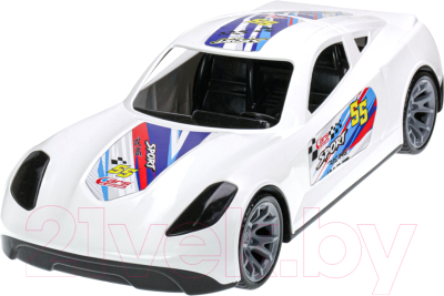 Автомобиль игрушечный РЫЖИЙ КОТ Turbo V-MAX / И-5851 (белый)