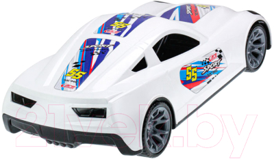 Автомобиль игрушечный РЫЖИЙ КОТ Turbo V-MAX / И-5851 (белый)