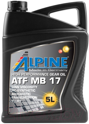Трансмиссионное масло ALPINE ATF MB 17 / 0101652 (5л)