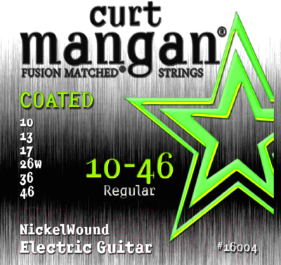 Струны для электрогитары Curt Mangan 16004