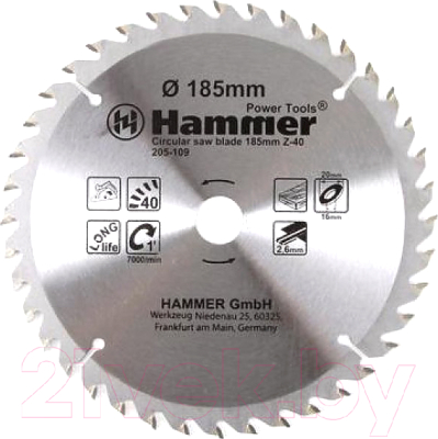 Пильный диск Hammer Flex 205-109
